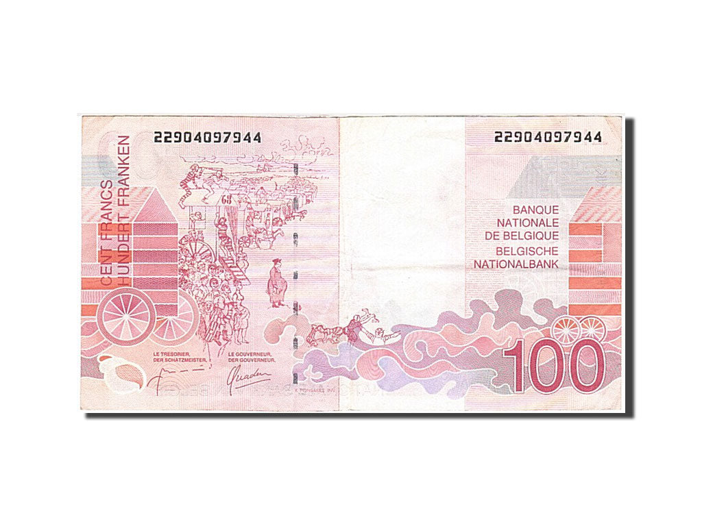 Belgium, 100 Francs, 1995, KM #147, F(12-15), 22904097944