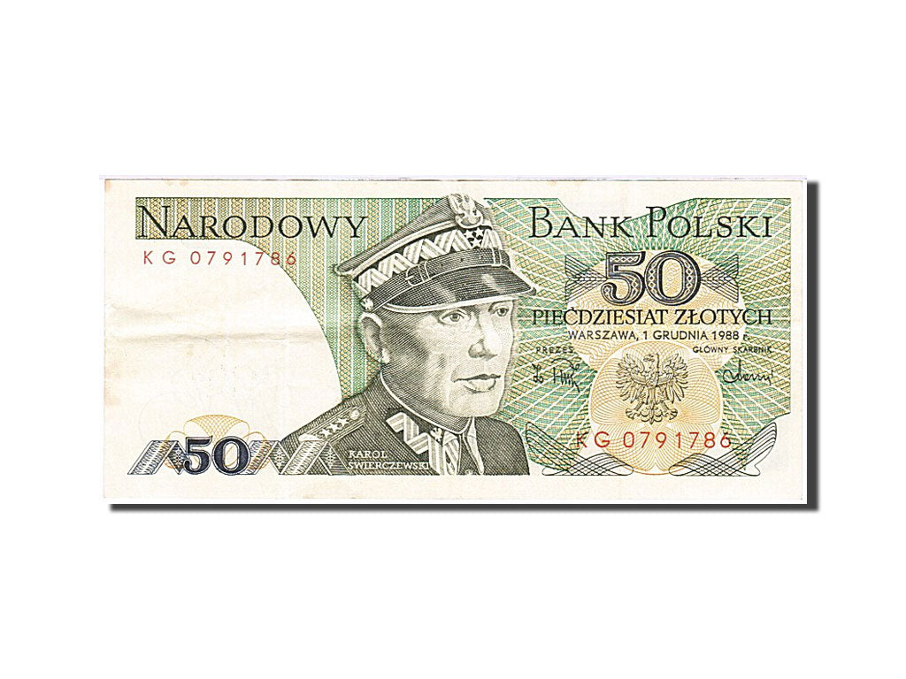 Banknote, Poland, 50 Zlotych, 1988, 1988-12-01, VF(20-25)
