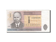 Estonia, 1 Kroon, 1992, KM #69a, VF(30-35), AC 2072039