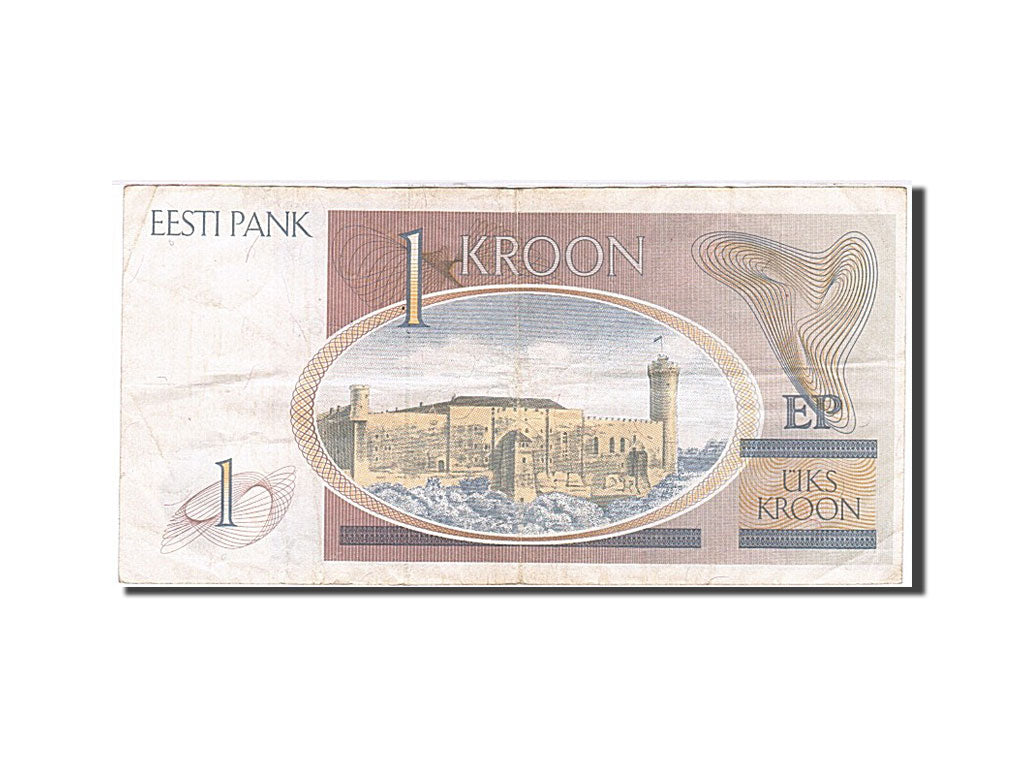 Estonia, 1 Kroon, 1992, KM #69a, VF(30-35), AC 2072039