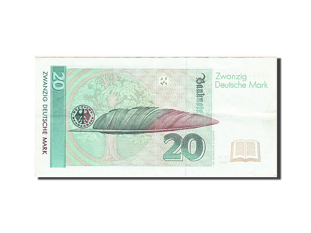 Germany - Federal Republic, 20 Deutsche Mark, 1991, KM #39a, 1991-08-01,...