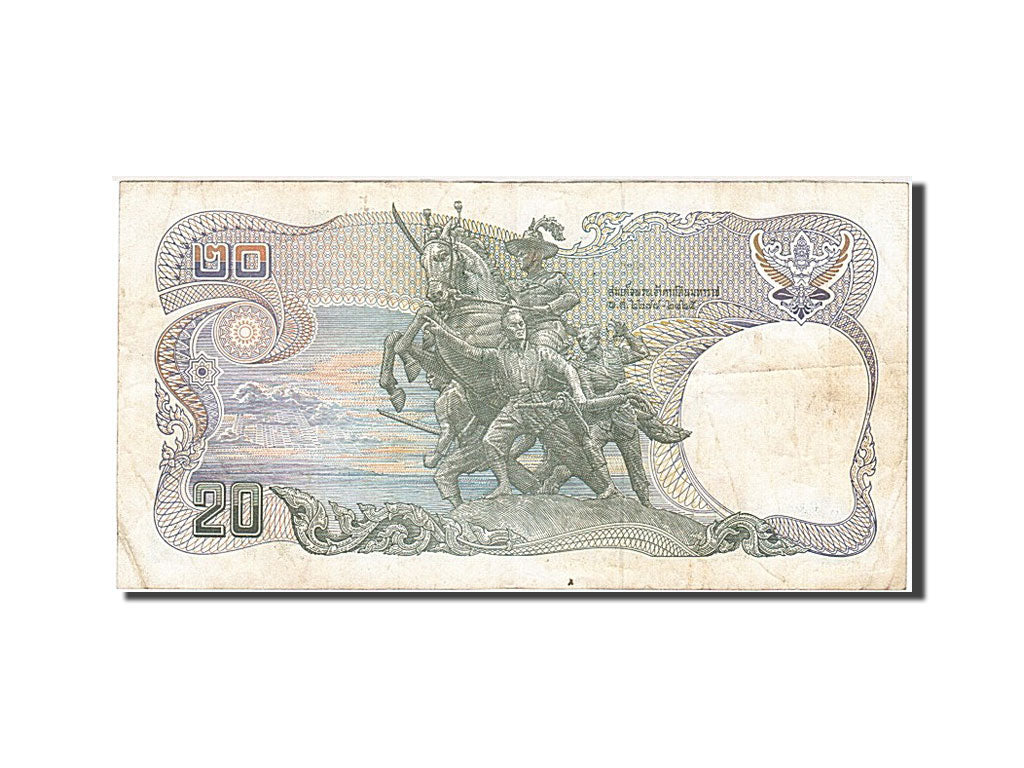 Billet, Thaïlande, 20 Baht, 1981, TB
