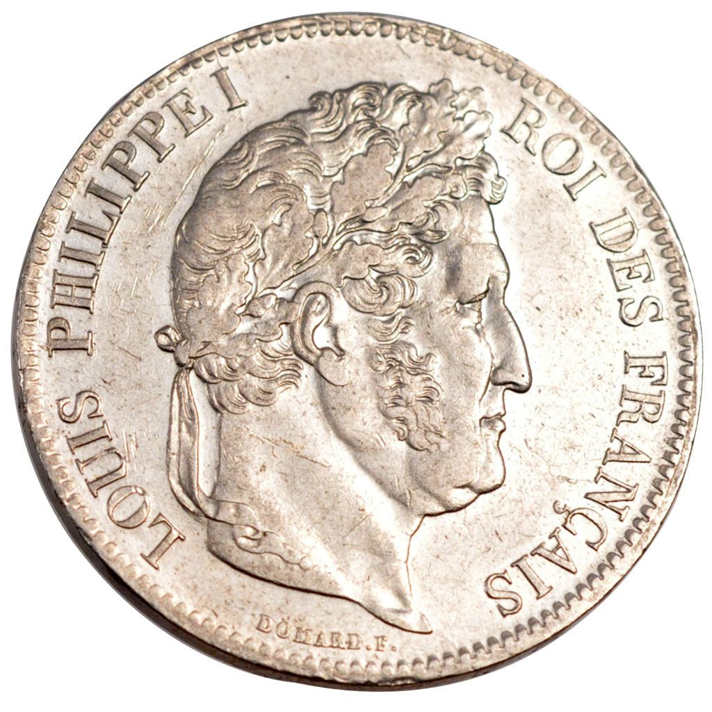 FRANCE, Louis-Philippe, 5 Francs, 1834, Lille, KM #749.13, AU(55-58), Silver,...