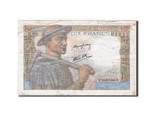 France, 10 Francs, 10 F 1941-1949 ''Mineur'', 1944, KM #99a, 1944-06-22,...