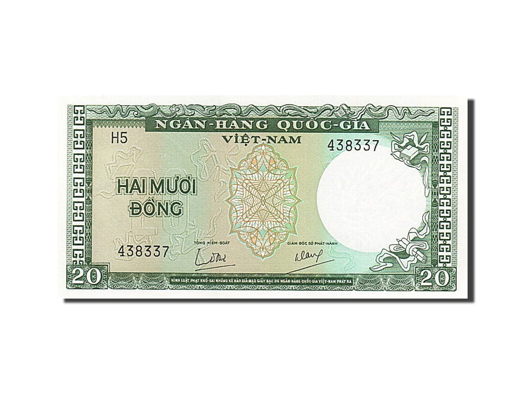 Sud Viêt-Nam, 20 Dông, type 1964-1966