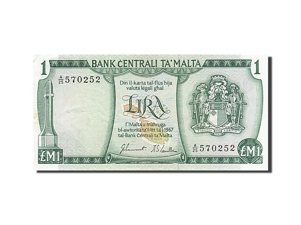 Banknote, Malta, 1 Lira, 1967, UNC(65-70)