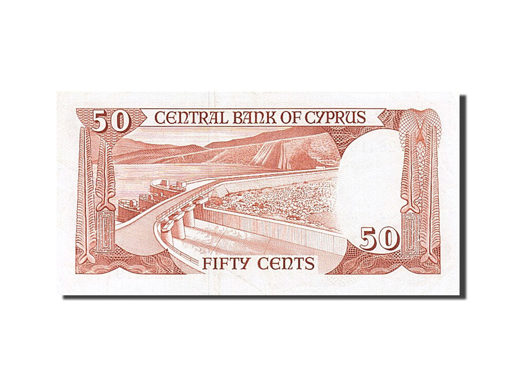 Banknote, Cyprus, 50 Cents, 1984, 1984-12-01, UNC(65-70)