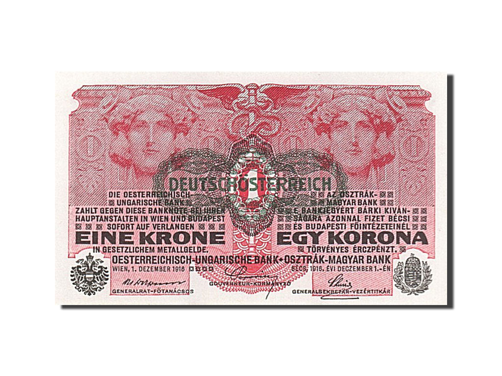 Banconote, Austria, 1 Krone, 1916, 1916-12-01, FDS