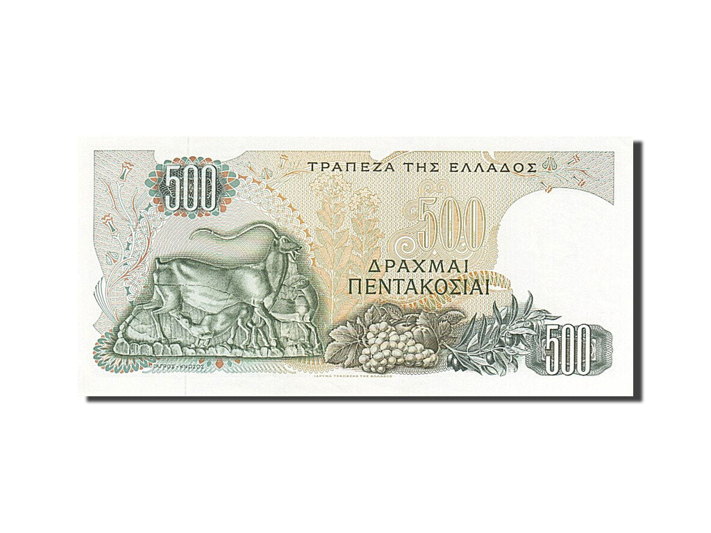 Banknote, Greece, 500 Drachmai, 1968, 1968-11-01, UNC(65-70)