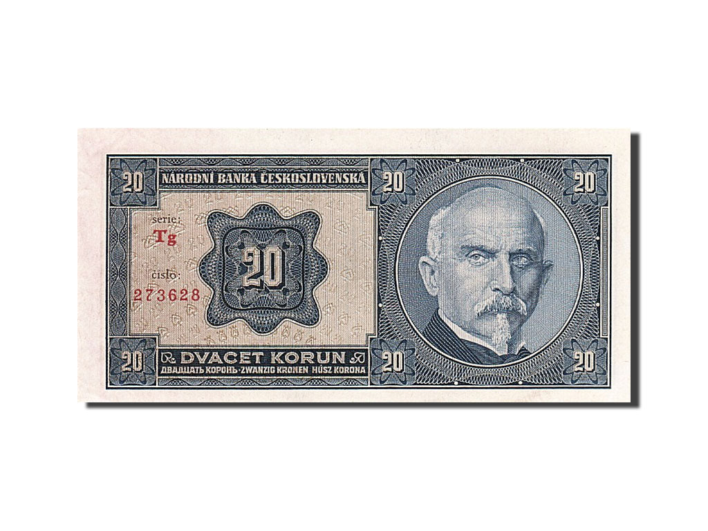 Cecoslovacchia, 20 Korun, 1926, 1926-10-01, FDS