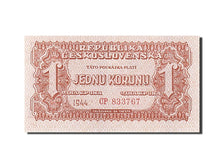 Czechoslovakia, 1 Koruna, 1944, KM #45a, UNC(65-70), CP 833767