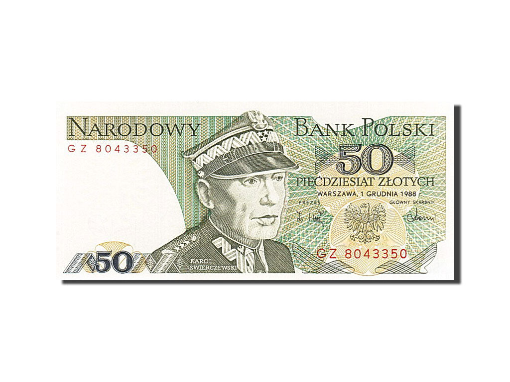Banknote, Poland, 50 Zlotych, 1988, 1988-12-01, UNC(65-70)