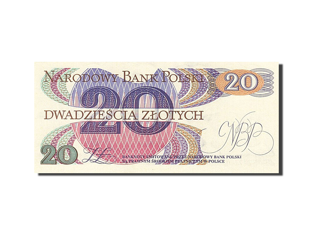 Banknote, Poland, 20 Zlotych, 1982, 1982-06-01, UNC(65-70)