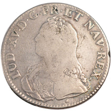 FRANCE, Écu aux branches d'olivier, ECU, 1726, Troyes, KM #486.21, VF(20-25), ..