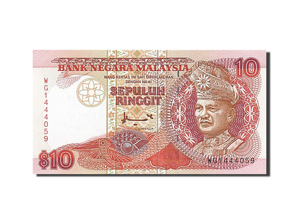 Billete, 10 Ringgit, 1989, Malasia, UNC