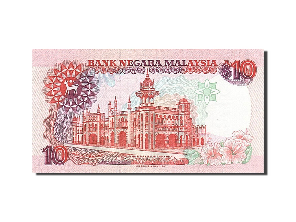 Billete, 10 Ringgit, 1989, Malasia, UNC