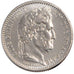FRANCE, Louis-Philippe, 25 Centimes, 1845, Rouen, KM #755.2, AU(55-58), Silver,.