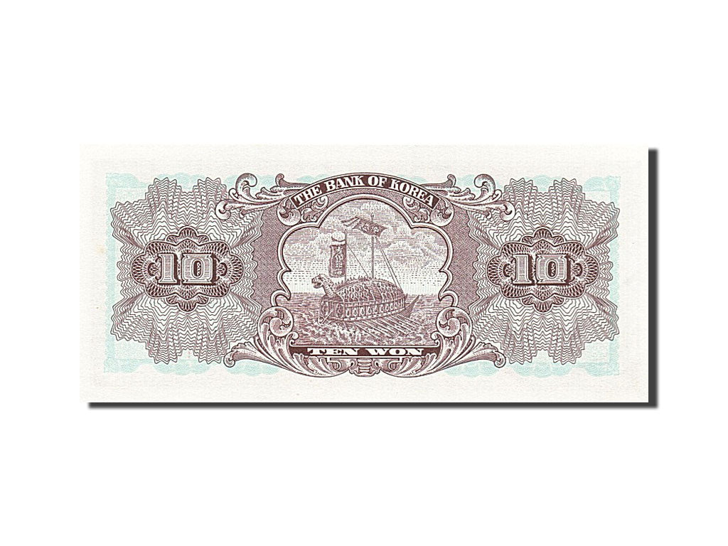 Corea del Sud, 10 Won, 1962, FDS