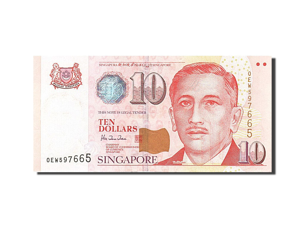Singapore, 10 Dollars, 2005, KM #48a, UNC(65-70), OEW597665