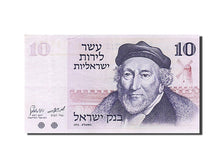 Banknote, Israel, 10 Lirot, 1973, AU(55-58)