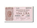 Italie, 1 Lira, type 1944