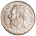BELGIUM, 5 Francs, 5 Frank, 1876, KM #24, AU(55-58), Silver, 25.03