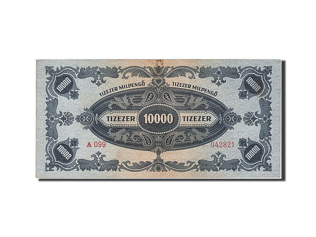 Hungary, 10,000 Milpengö, 1946, KM #126, 1946-04-29, UNC(63), A 099