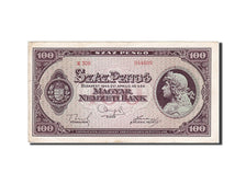 Hungary, 100 Pengö, 1945, KM #111b, 1945-04-05, AU(55-58), E 306