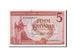 Banconote, Islanda, 5 Kronur, 1957, 1957-06-21, FDS