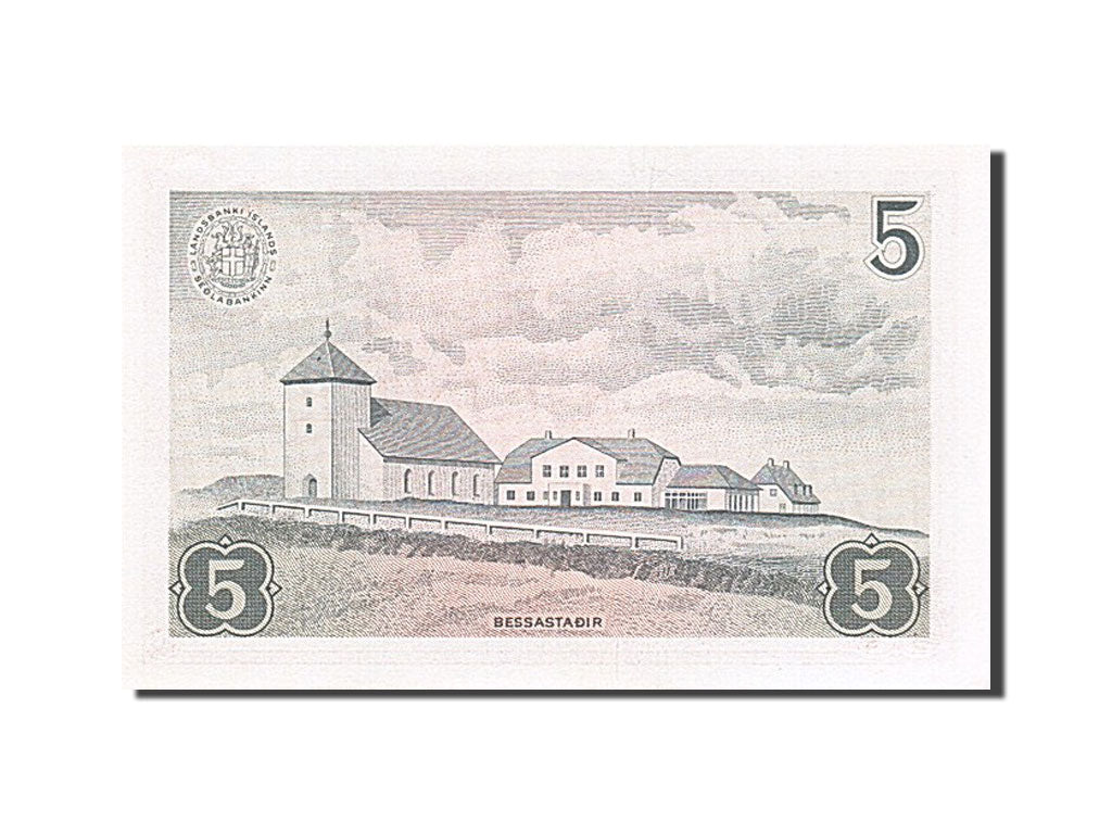 Banknote, Iceland, 5 Kronur, 1957, 1957-06-21, UNC(65-70)
