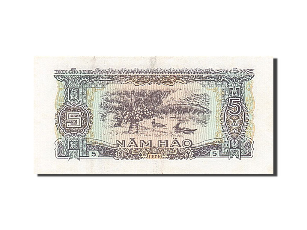 Geldschein, Viet Nam, 5 Hao, 1976, UNZ-
