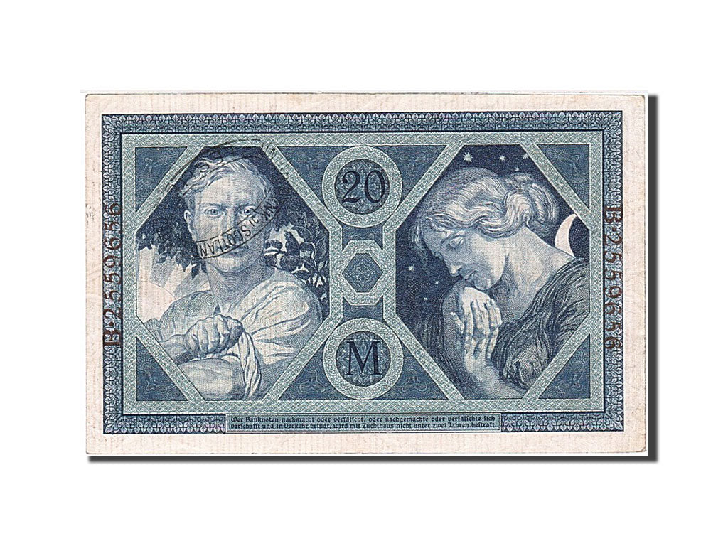 Allemagne, 20 Mark, type 1915-1919