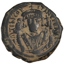 Tiberius II Constantine 578-582, Follis, Constantinople, EF(40-45), Copper,...