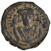 Tiberius II Constantine 578-582, Follis, Constantinople, EF(40-45), Copper,...