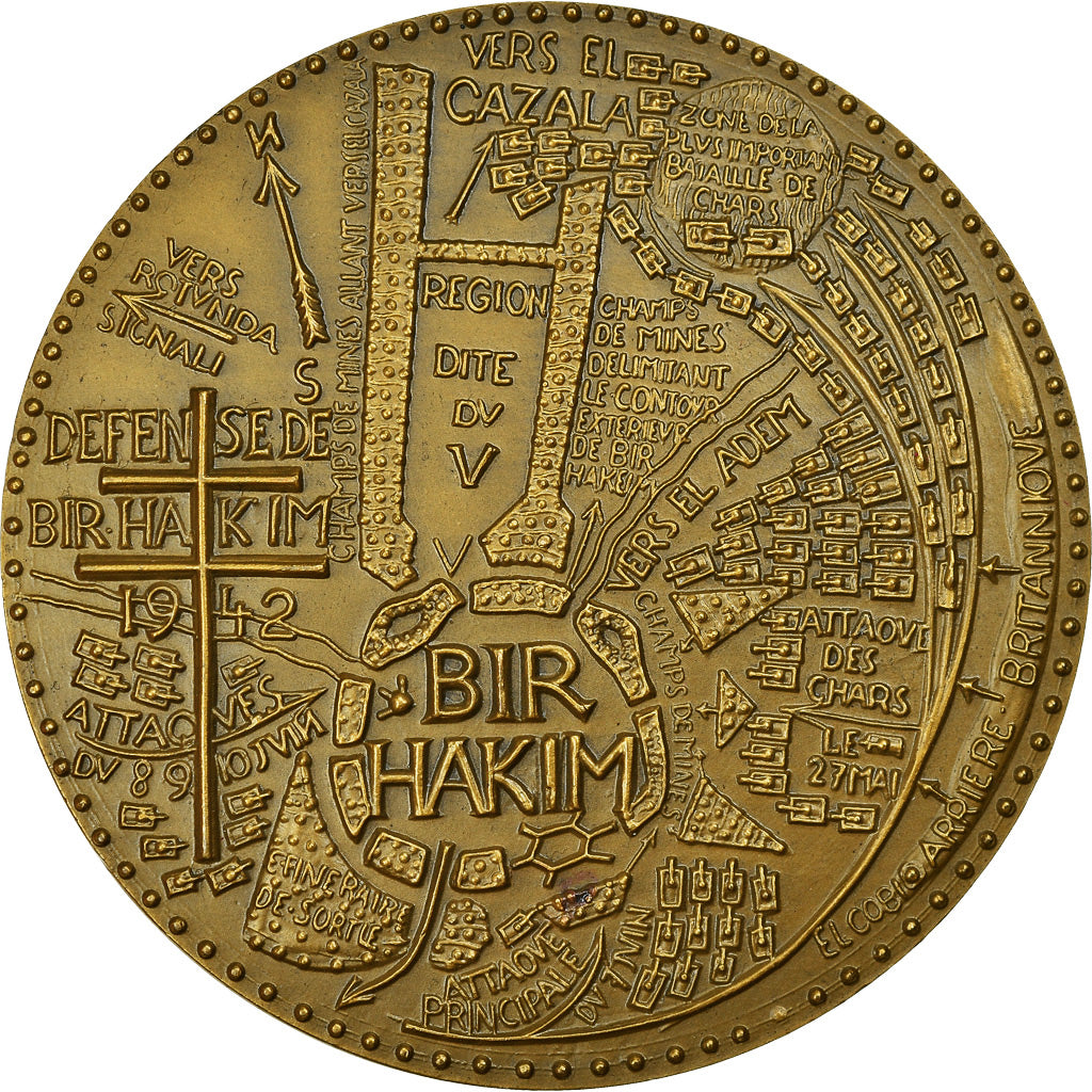 France, Médaille, Général Pierre Koenig , Bir Hakim, Politics, Society, War