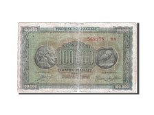 Grèce, 100 000 Drachmai, type 1944