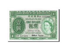 Hong Kong, 1 Dollar, 1959, KM #324Ab, 1959-07-01, UNC(65-70), 6N 527209