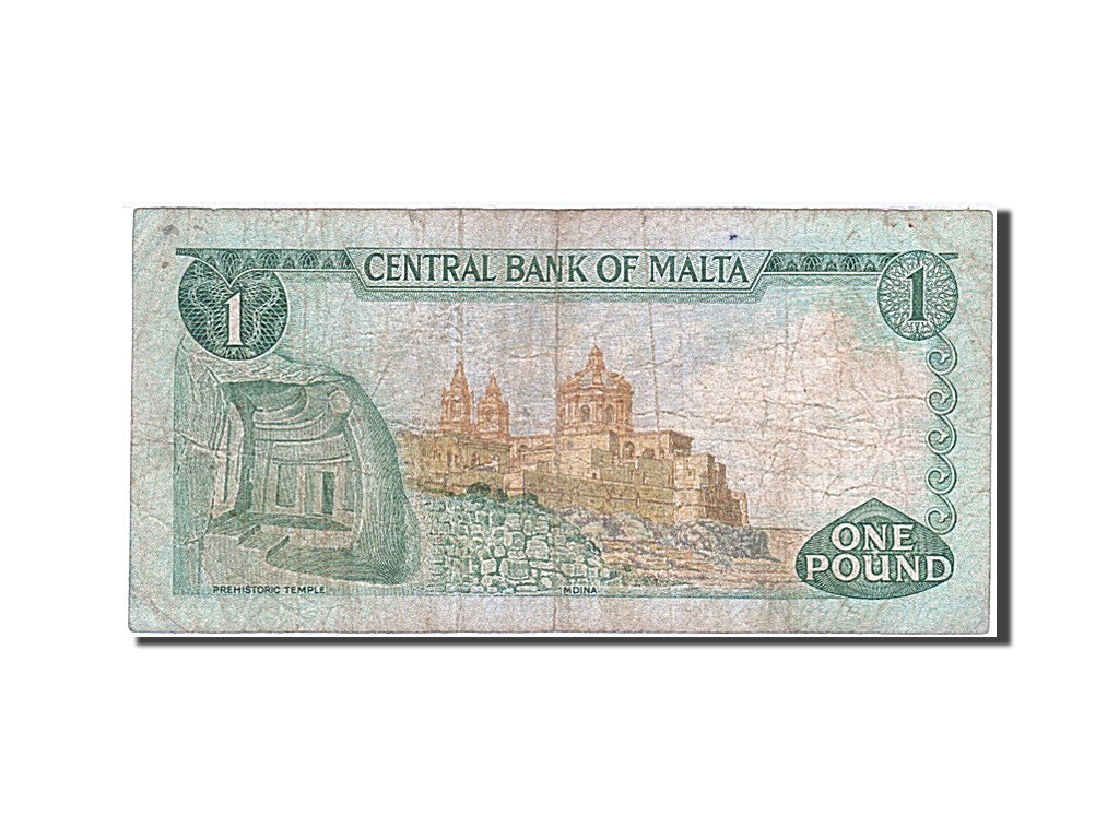 Malta, 1 Lira, 1967, KM #31a, VF(20-25), A/4 195110