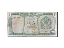 Billet, Malte, 1 Lira, 1967, TB