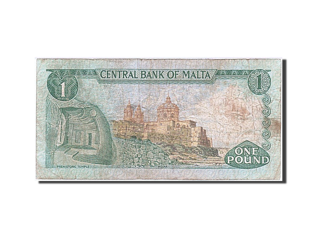 Geldschein, Malta, 1 Lira, 1967, S