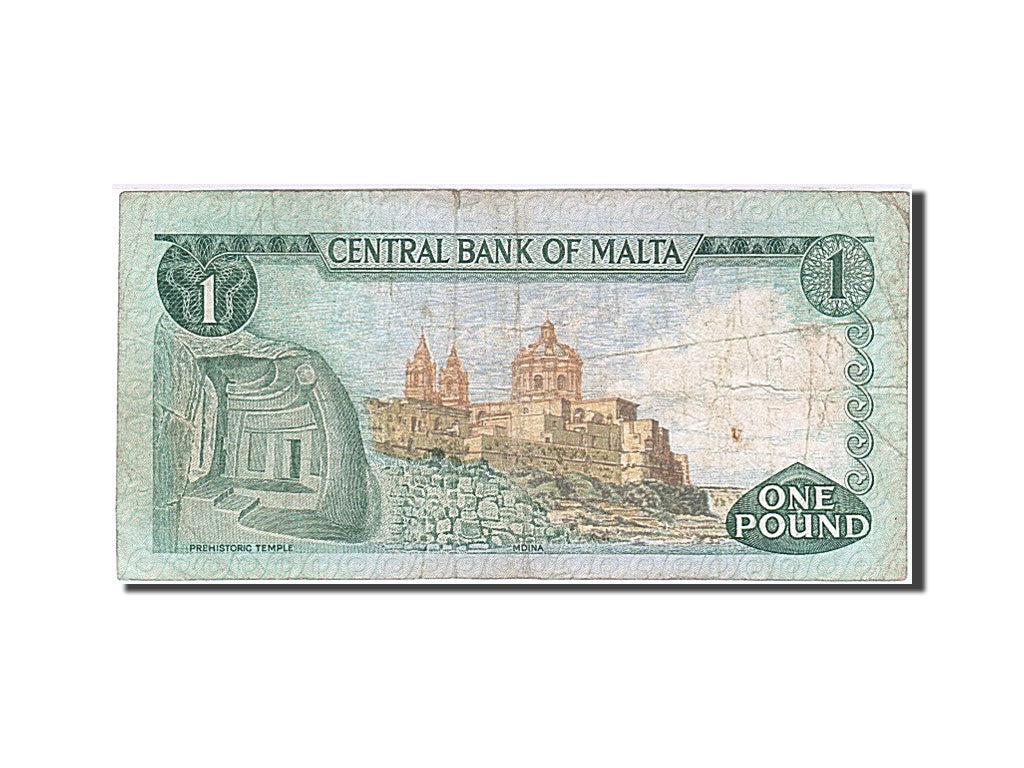 Malta, 1 Lira, 1967, KM #31a, VF(20-25), A/14 462190