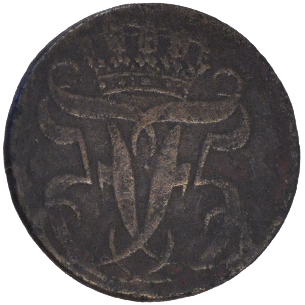 DENMARK, 1/2 Skilling, 1762, Copenhagen, KM #577.2, EF(40-45), Copper, 3.14