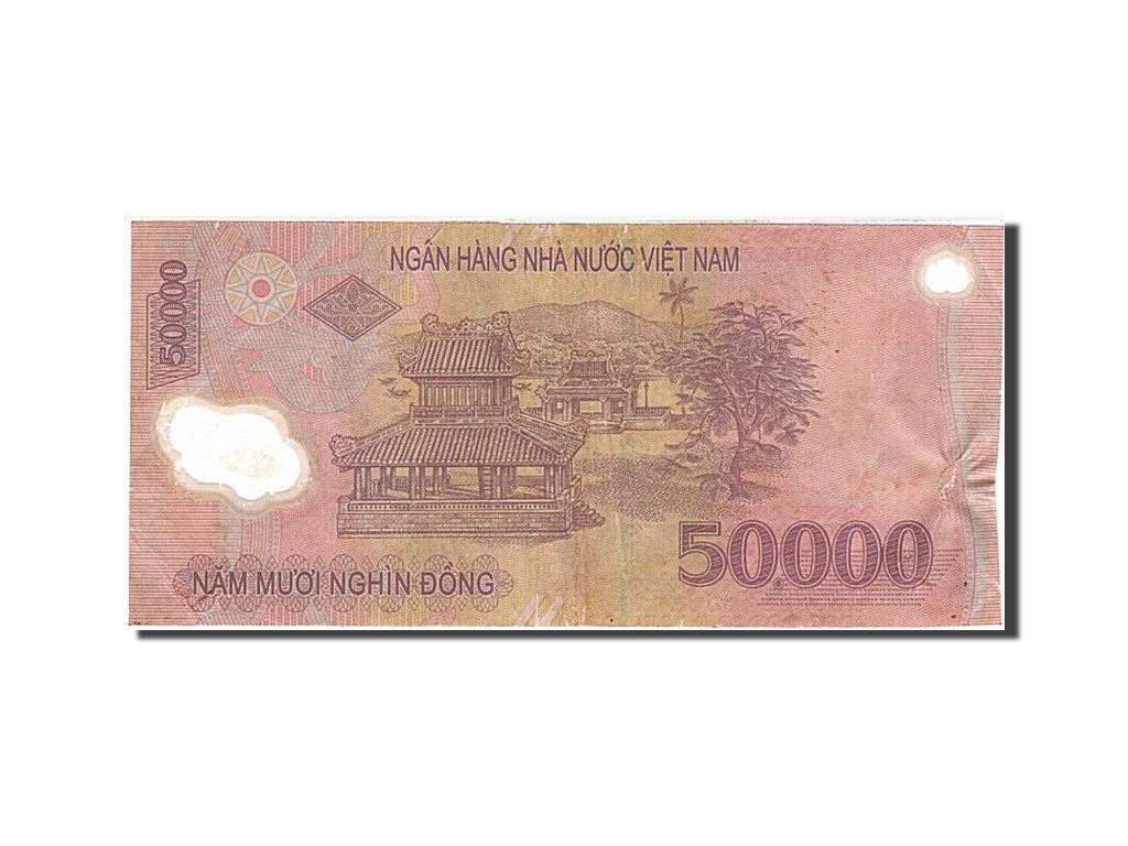 Viet Nam, 50,000 D<ox>ng, 2005, KM #121c, VF(20-25), DQ 05507498