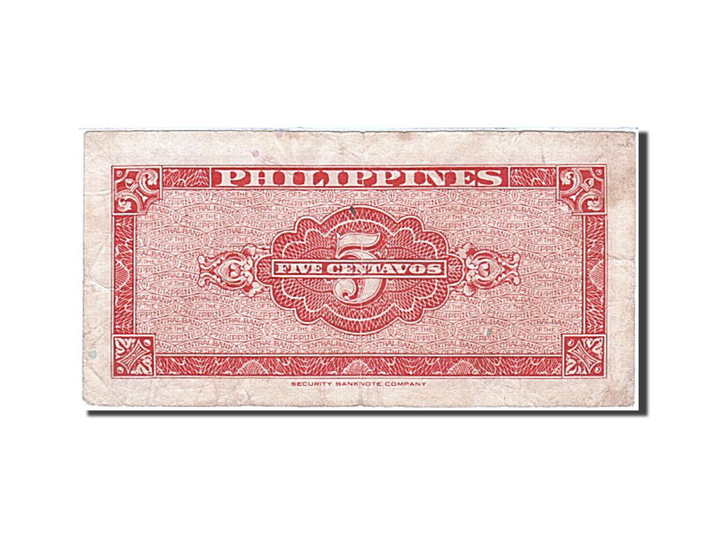 Philippines, 5 Centavos, 1945, KM #125a, EF(40-45), B/W 107051