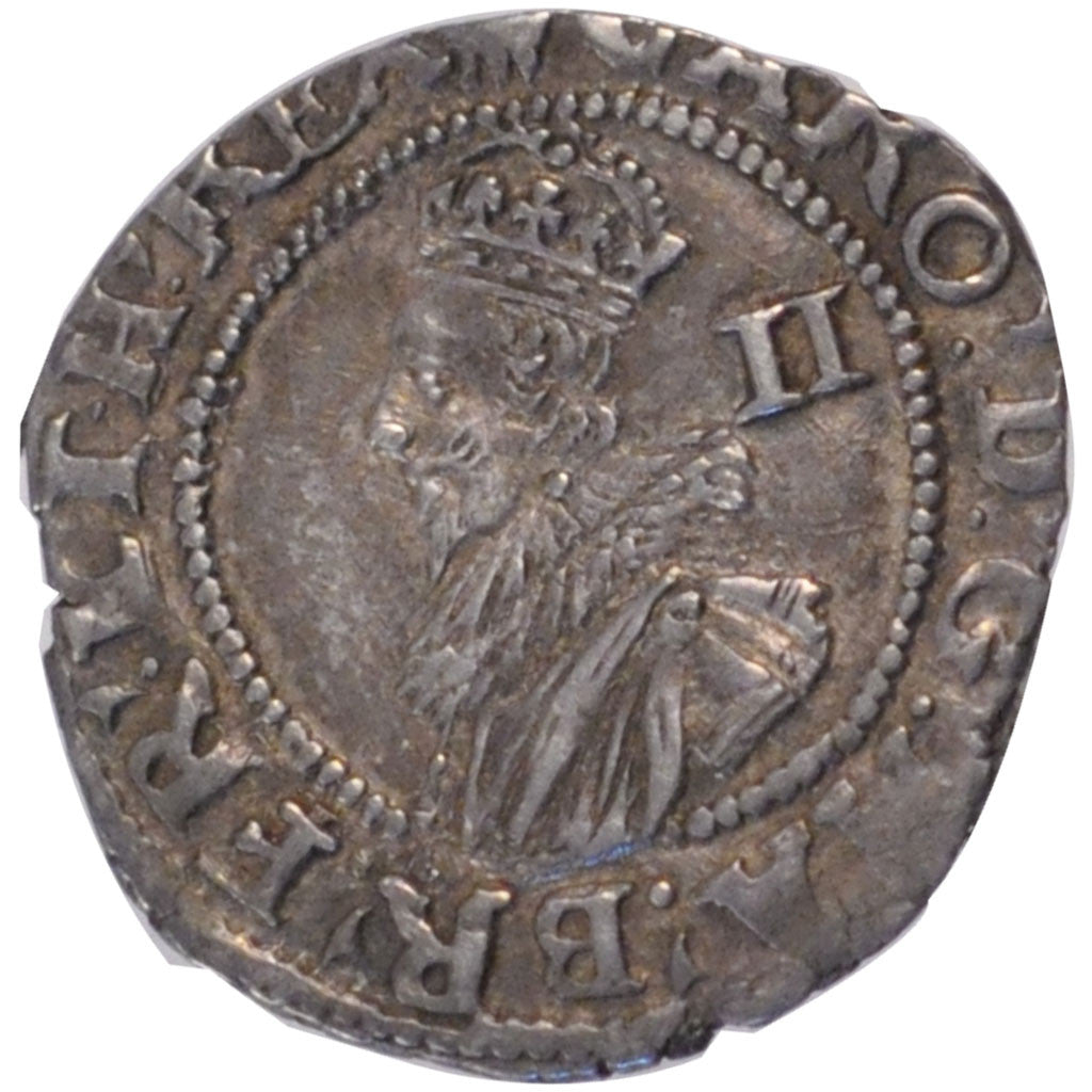 Gran Bretagna, Charles I, 2 Pence, 1/2 Groat, 1630, Aberystwyth - Furnace Min...