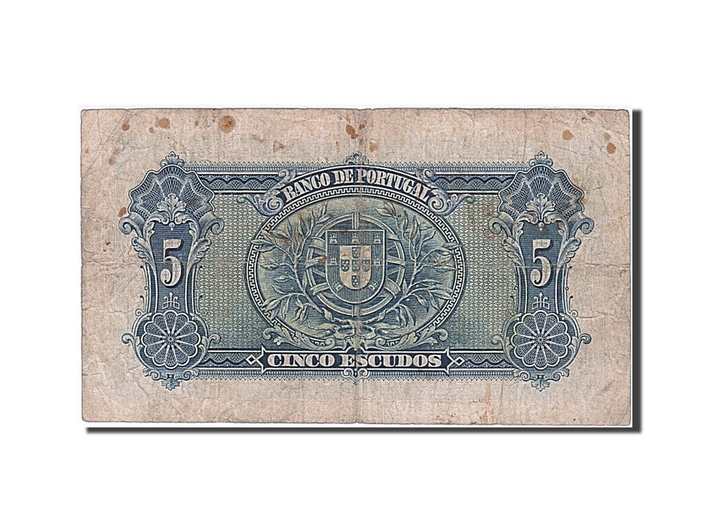 Portugal, 5 Escudos, type Alvarovaz d'Halmada