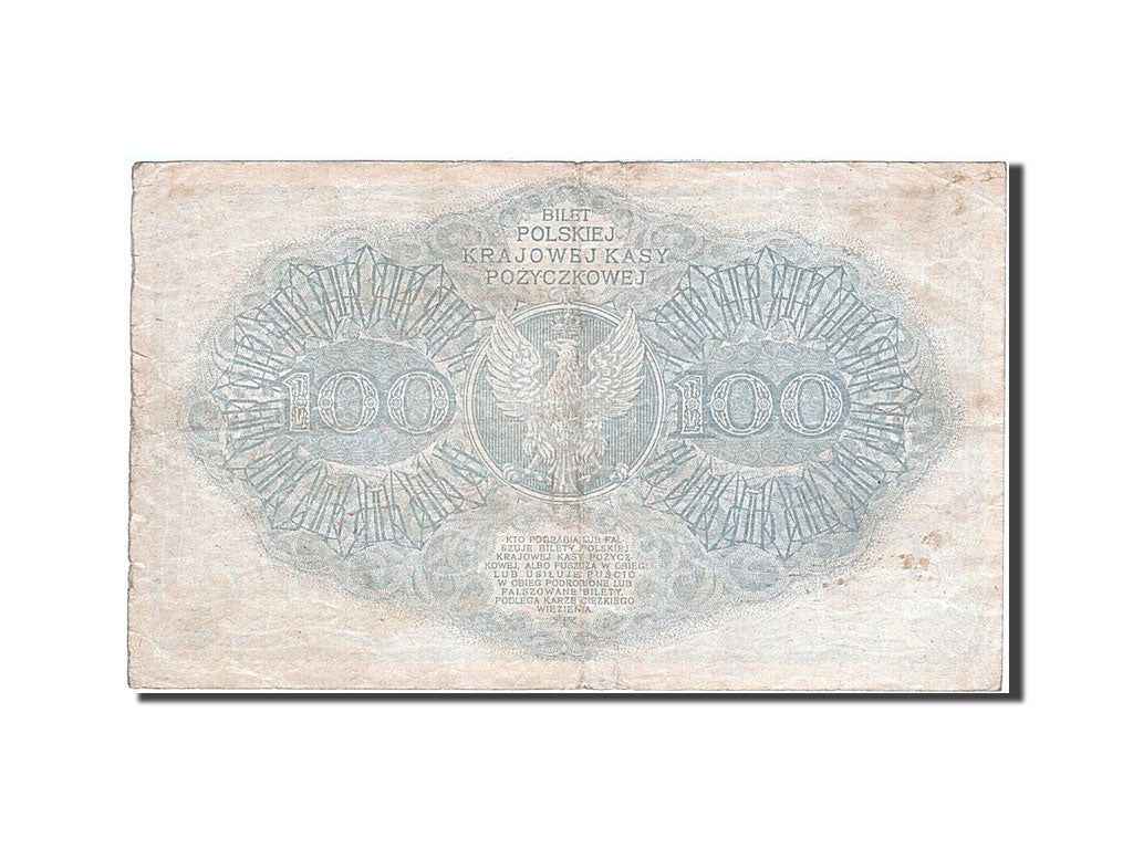 Poland, 100 Marek, 1919, KM #17a, 1919-02-15, EF(40-45), T 667304