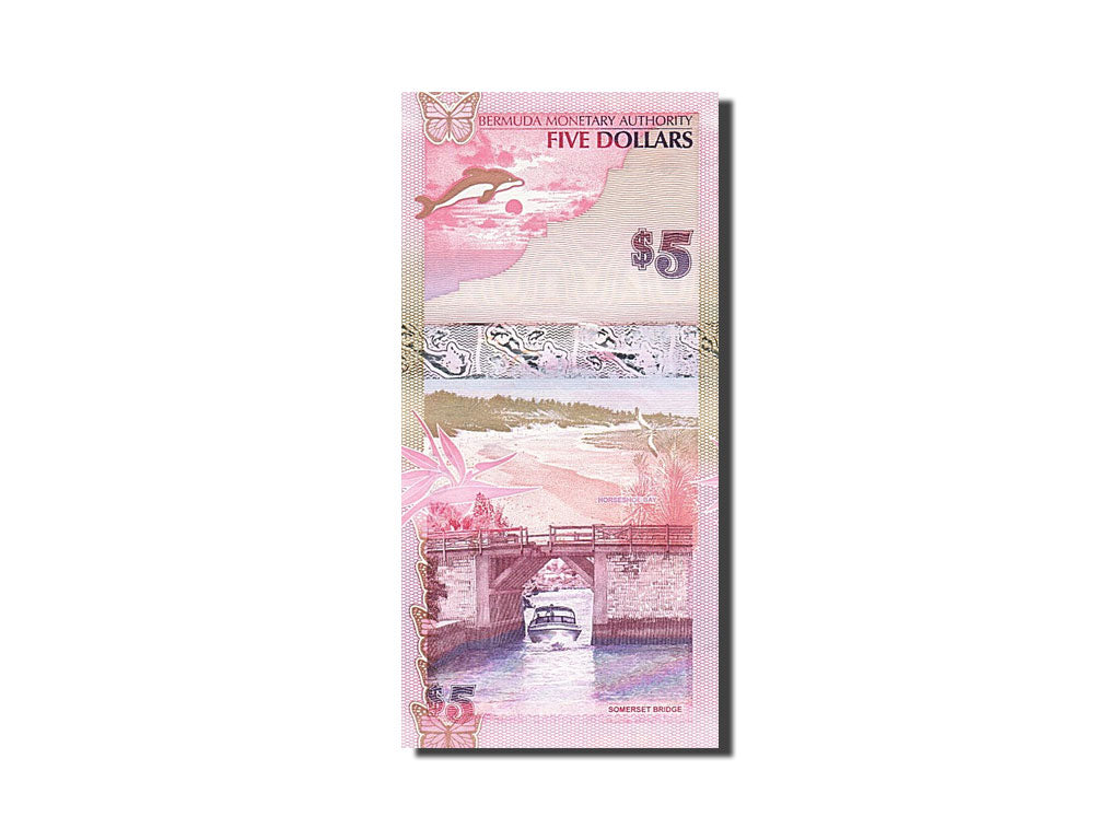 Geldschein, Bermuda, 5 Dollars, 2009, 2009-01-01, UNZ