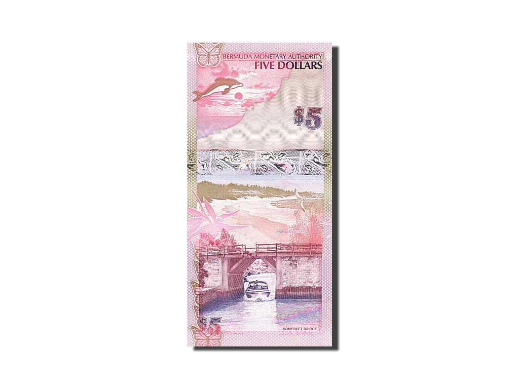 Billet, Bermuda, 5 Dollars, 2009, 2009-01-01, NEUF
