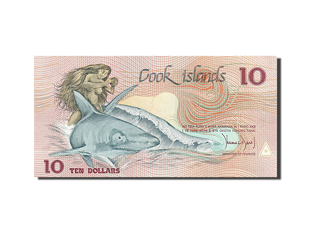 Banknote, Cook Islands, 10 Dollars, 1987, UNC(65-70)
